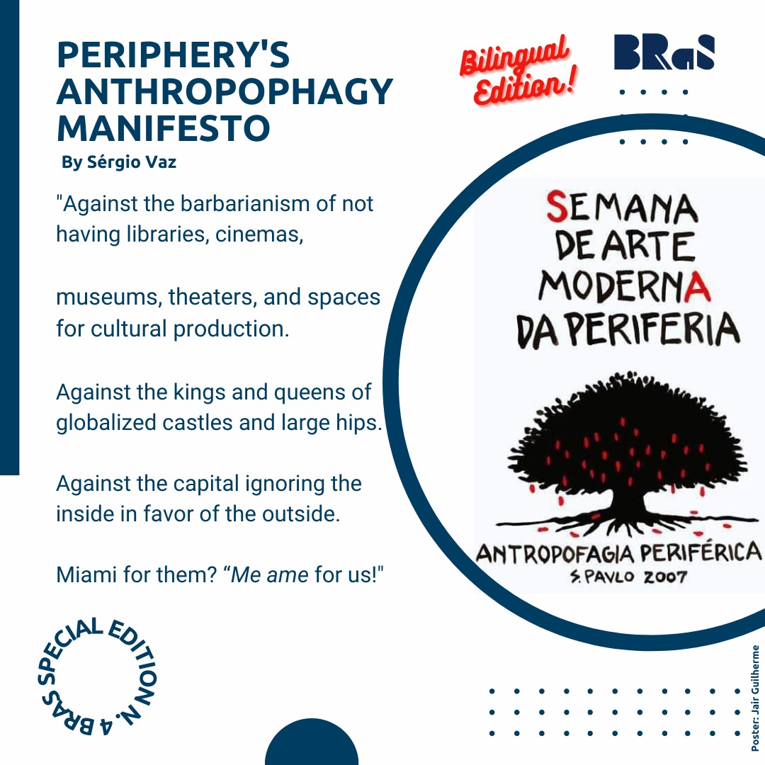 Special Edition – 22 cem anos depois: Centenary of Week of Modern Art: “Periphery’s Anthropophagy Manifesto”