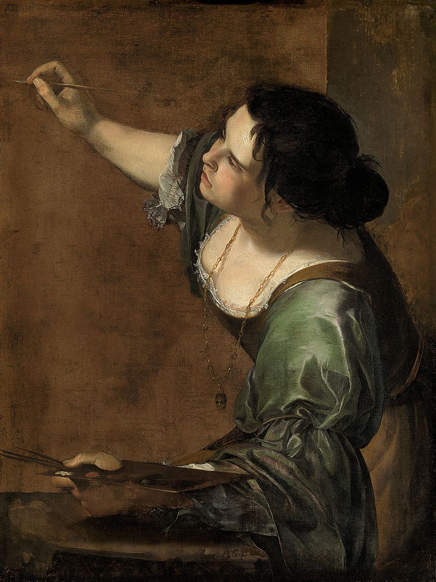 Self-Portrait as the Allegory of Painting (1639) by Artemisia Gentileschi
